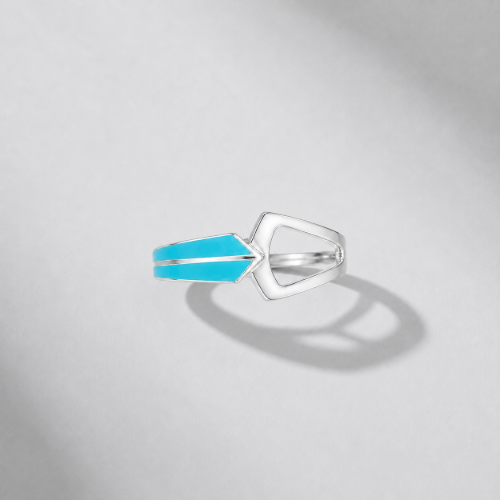 Picture of 925 Silver Turquoise Arrow Ring