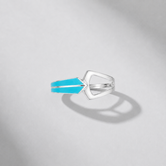 Picture of 925 Silver Turquoise Arrow Ring