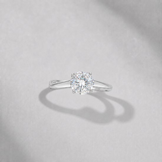 Picture of 925 Silver Solitaire CZ Ring