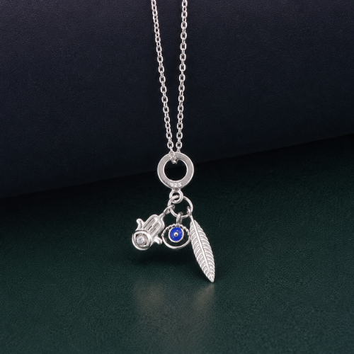 Picture of 925 Silver Lucky Charm Necklace