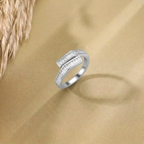 Picture of 925 Silver Baguette Ring