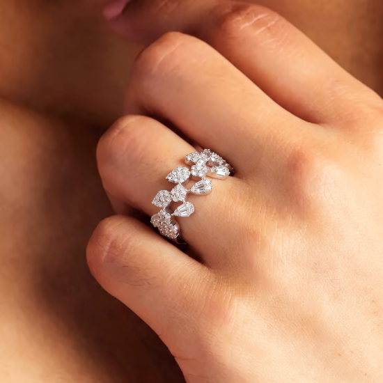 Picture of 925 Silver Floral Ring