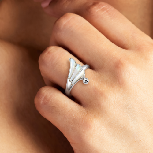 Picture of 925 Silver Shell Ring
