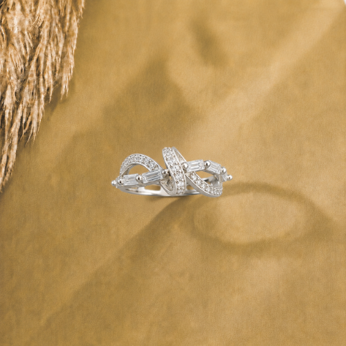 Picture of 925 Sterling Silver Infinity CZ Ring