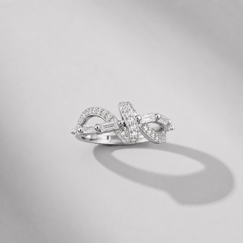 Picture of 925 Sterling Silver Infinity CZ Ring