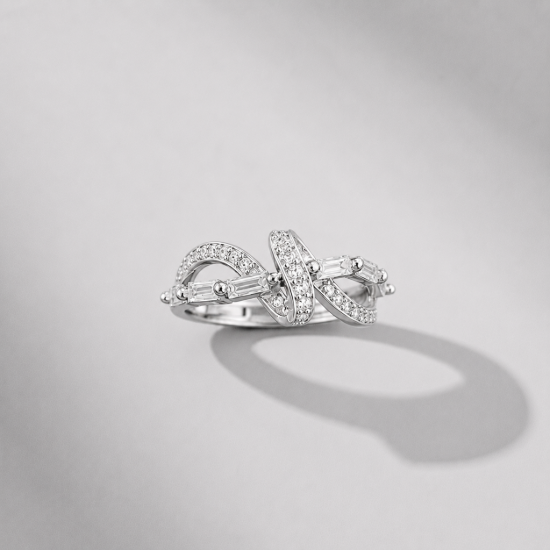 Picture of 925 Sterling Silver Infinity CZ Ring