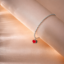 Picture of 925 Silver Red Heart Bead Bracelet