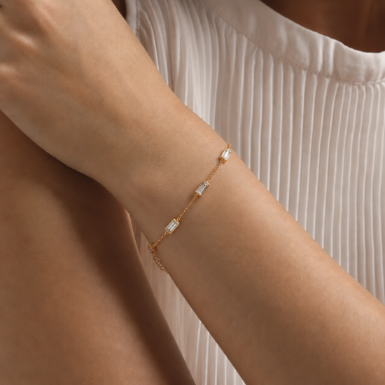 Picture of Golden Crystal Bracelet