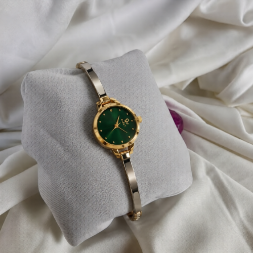 Picture of Emerald Gold Watch