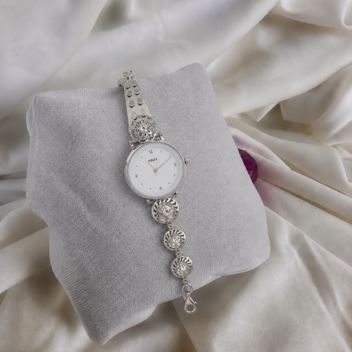 Picture of Floral Silver Watch