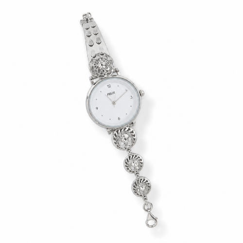 Picture of Floral Silver Watch