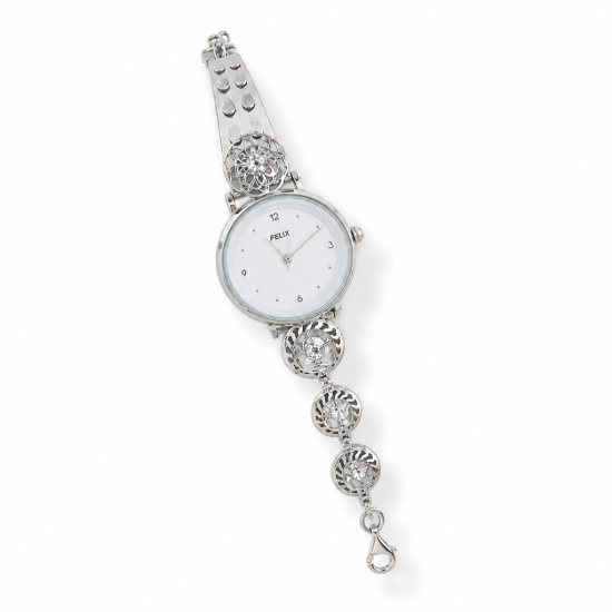 Picture of Floral Silver Watch