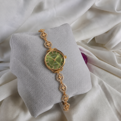 Picture of Olive Green Rose Gold Watch