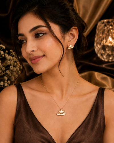 Picture of Golden Hat Jewelry Set