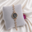 Picture of 925 Sterling Silver Rose Gold Leaf Charm Watch