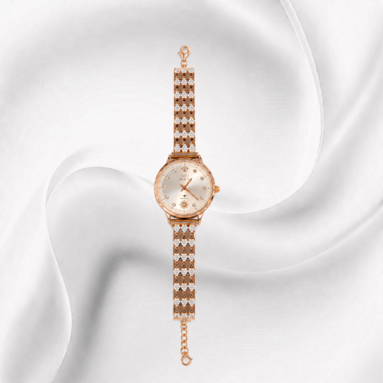 Picture of 925 Sterling Silver Rose Gold Bracelet Watch