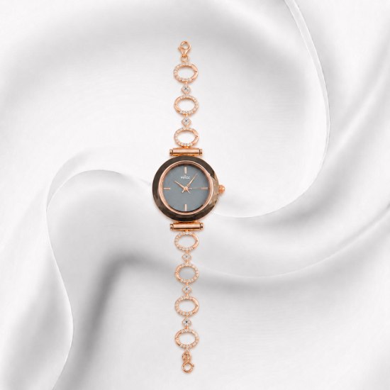 Picture of 925 Sterling Silver Rose Gold Bracelet Watch