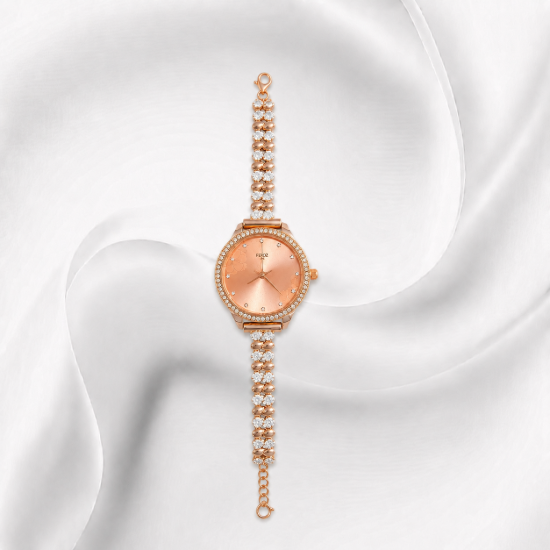 Picture of 925 Sterling Silver Rose Gold Bracelet Watch