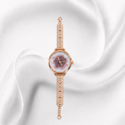 Picture of 925 Sterling Silver Rose Gold  Bracelet Watch