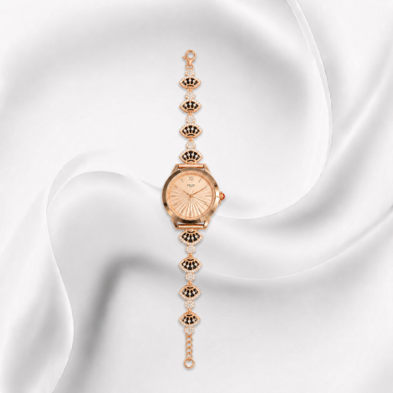 Picture of 925 Sterling Silver Rose Gold Bracelet Watch