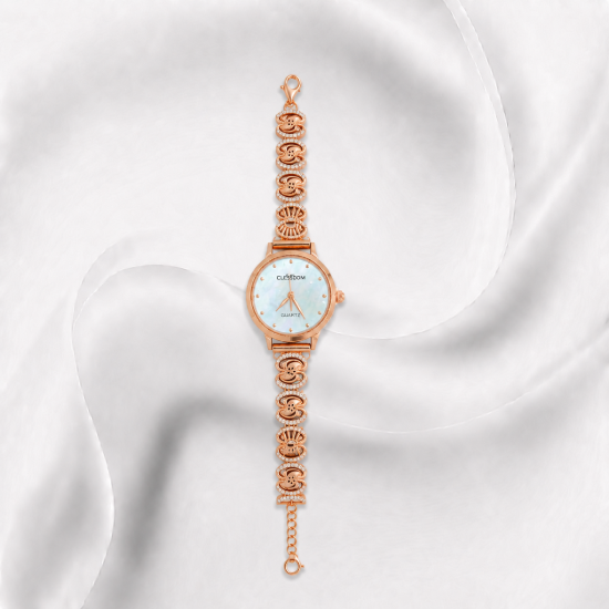Picture of 925 Sterling Silver Rose Gold Bracelet Watch