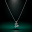 Picture of 925 Sterling Silver Cherry CZ Pendant Necklace